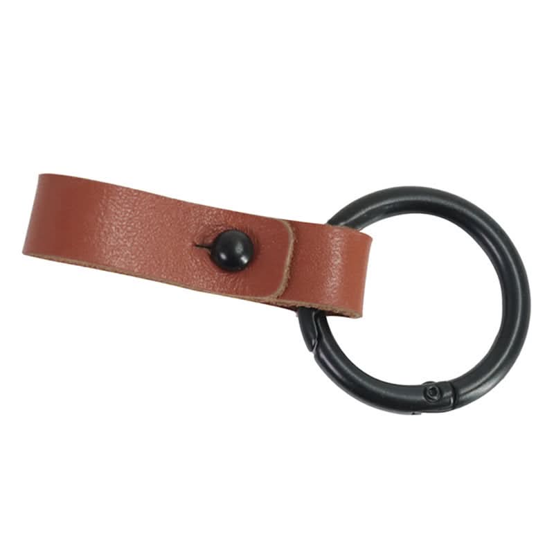 Premium Leather Keychain – Vintage Keyring