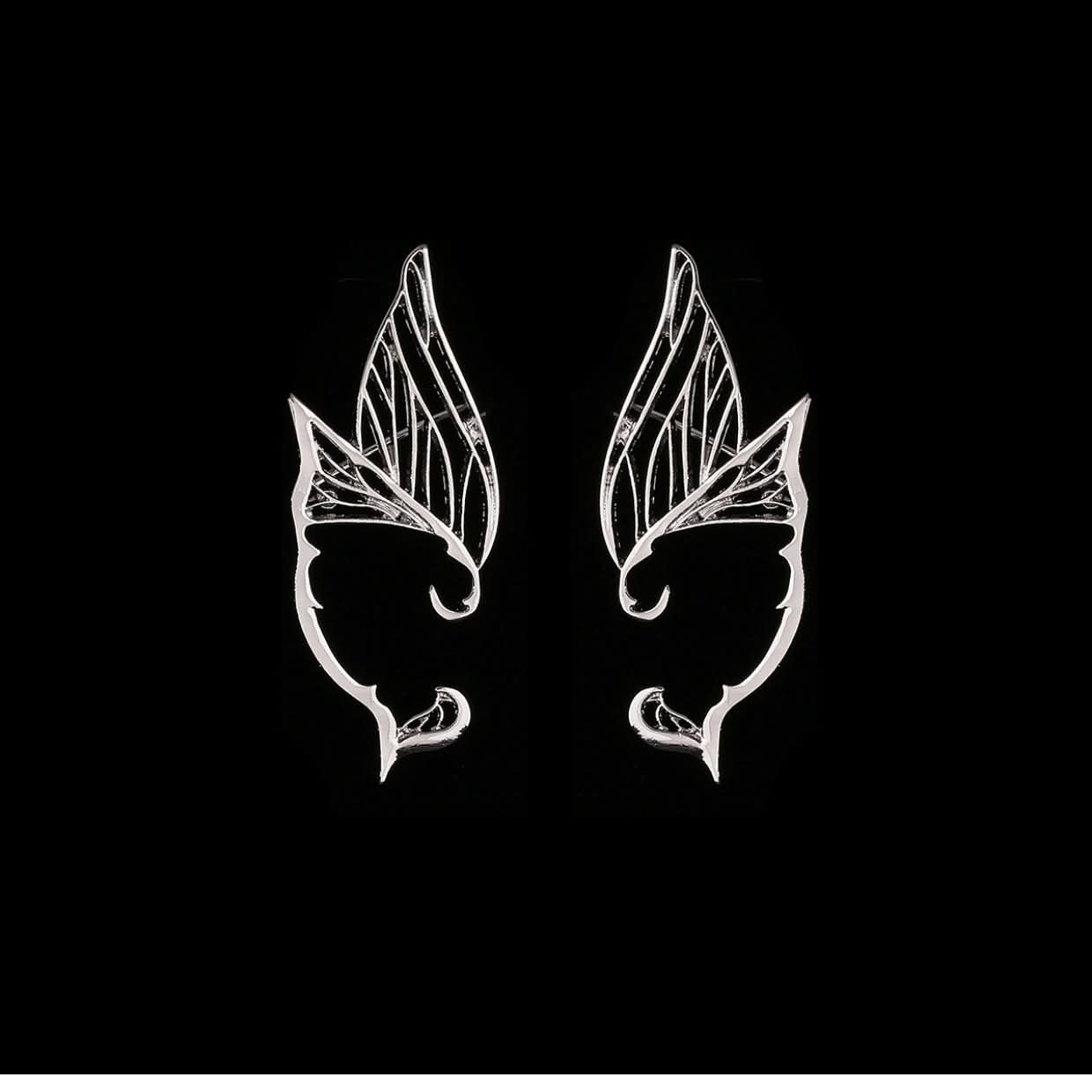 Elf Wing Ear Clips, Luxury No-Piercing Earrings