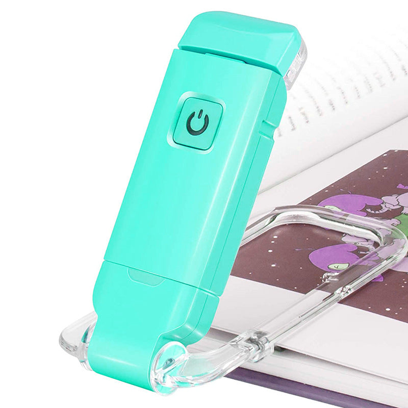 USB Rechargeable Book Light – Clip-On Bookmark Lamp, Portable LED Reading Light