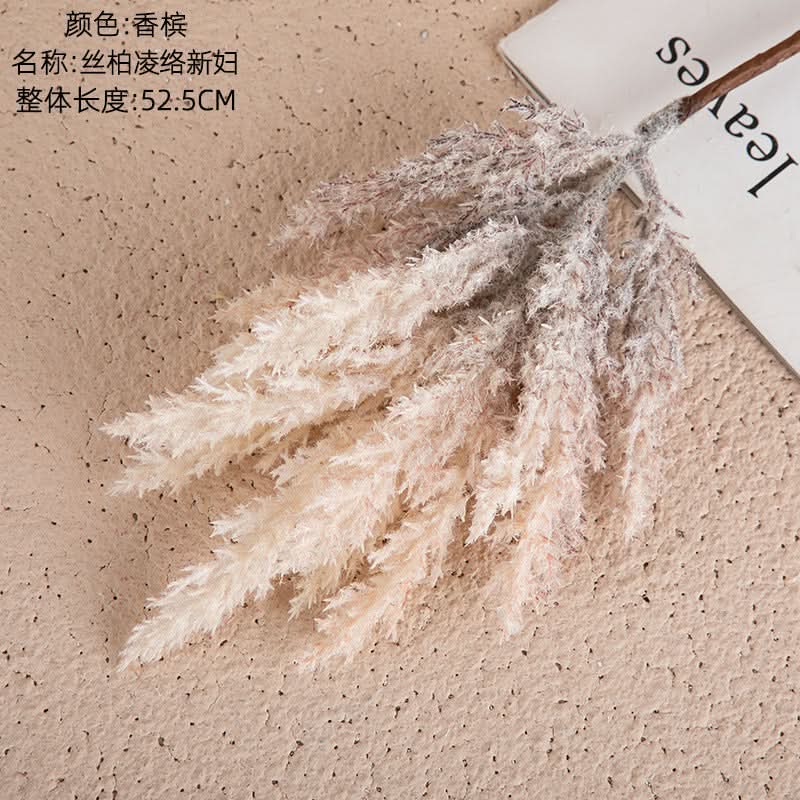 Set of 2 pcs. Artificial Wedding Flower & Green Plant