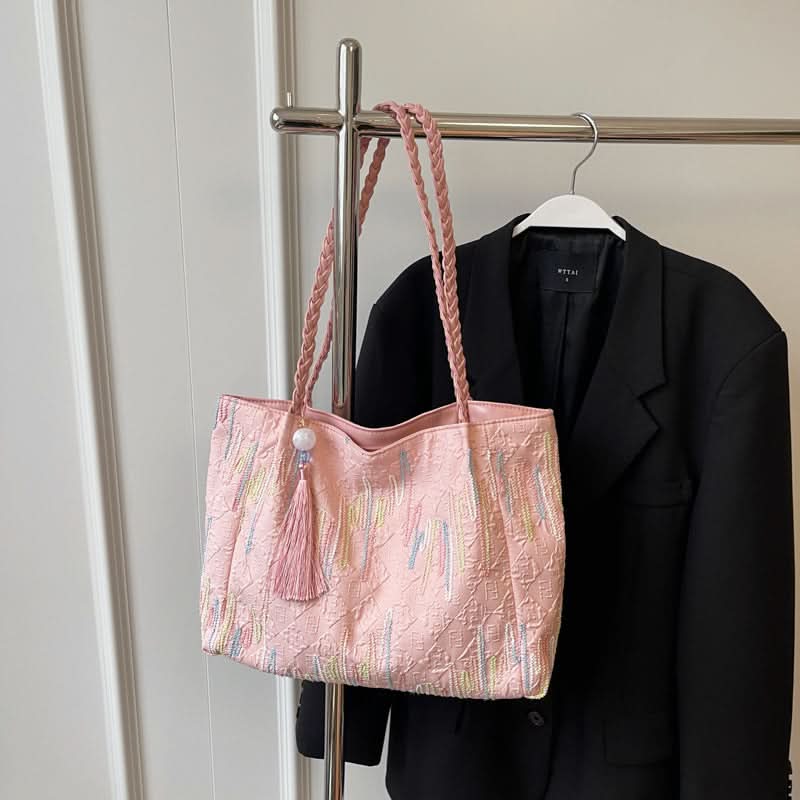 Casual Trend Large Capacity Tote Bag - Fashionable Shoulder Bag