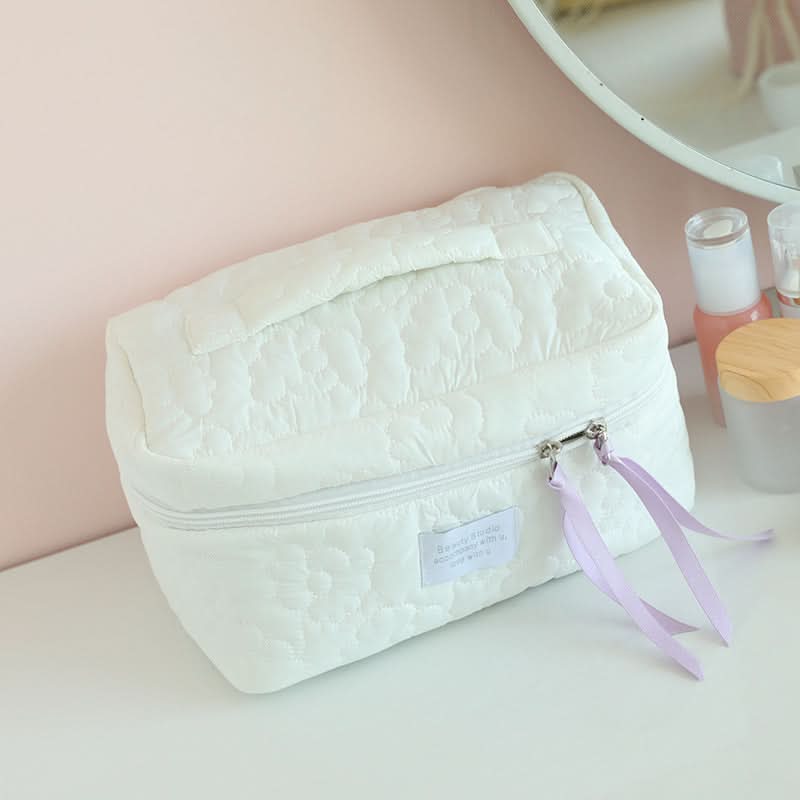 Medium Rectangular Cosmetic Bag for Travel