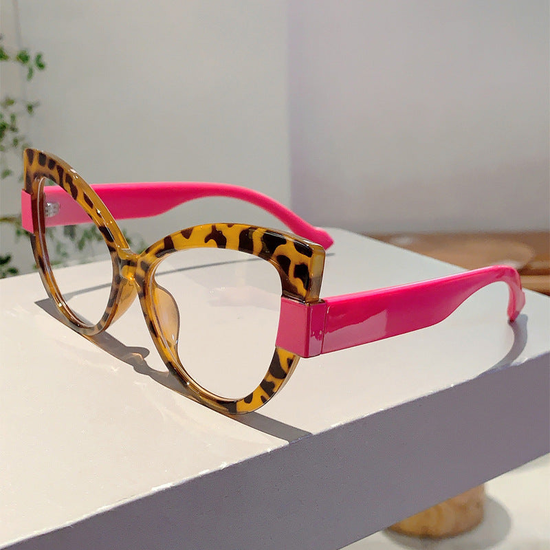 Cat-Eye Anti-Blue Light Glasses for Women – Oversized Full-Frame Fashion Eyewear