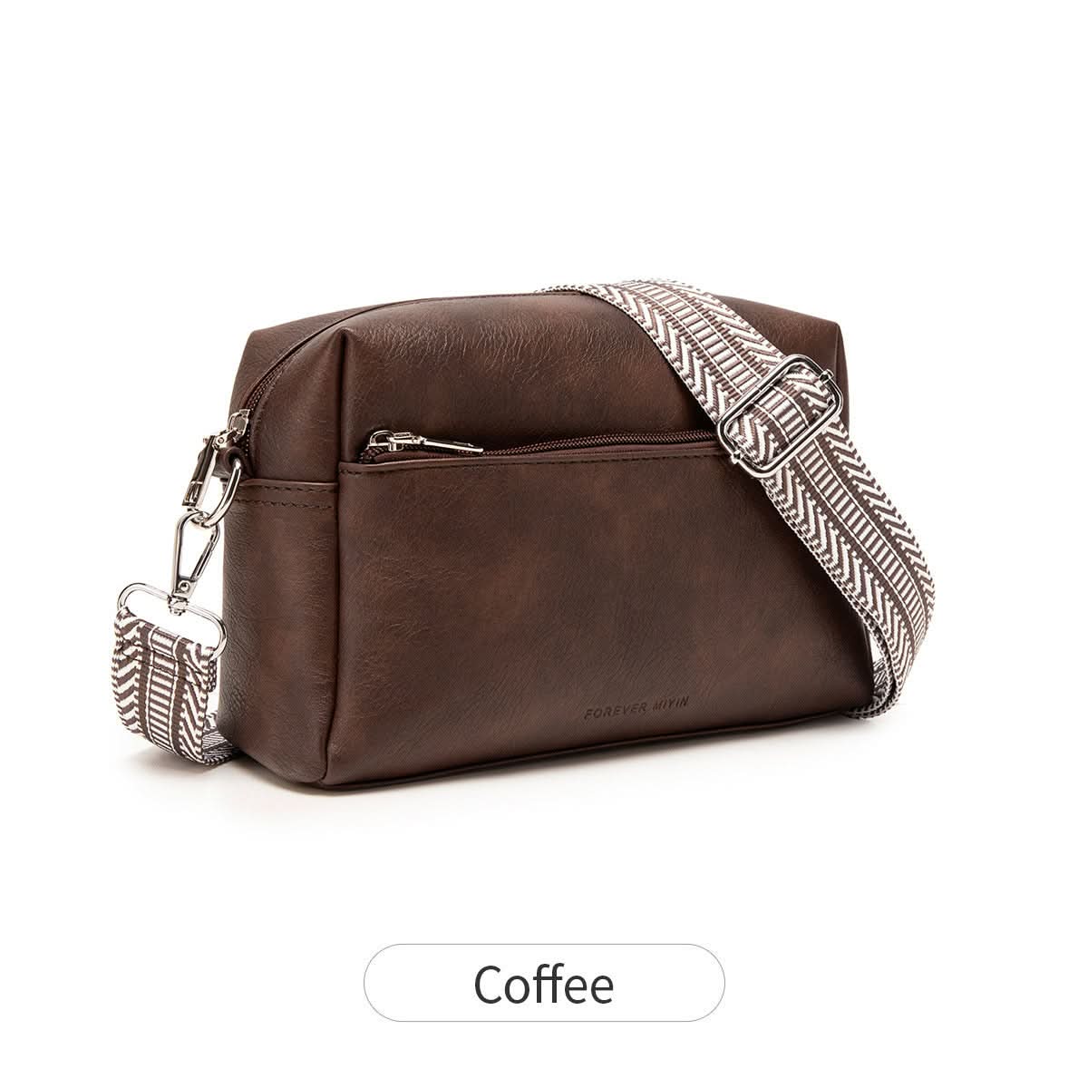 Women's Retro Small Square Crossbody Bag – Soft PU Leather
