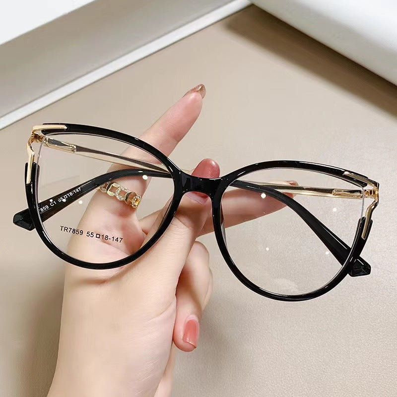 Anti-Blue Light Stylish Computer Glasses For Women – Oval Frame, Gradient Lens