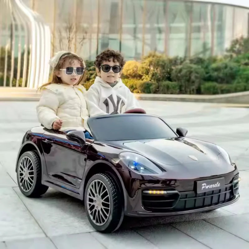 Porsche Battery Operated Ride On Car Silver