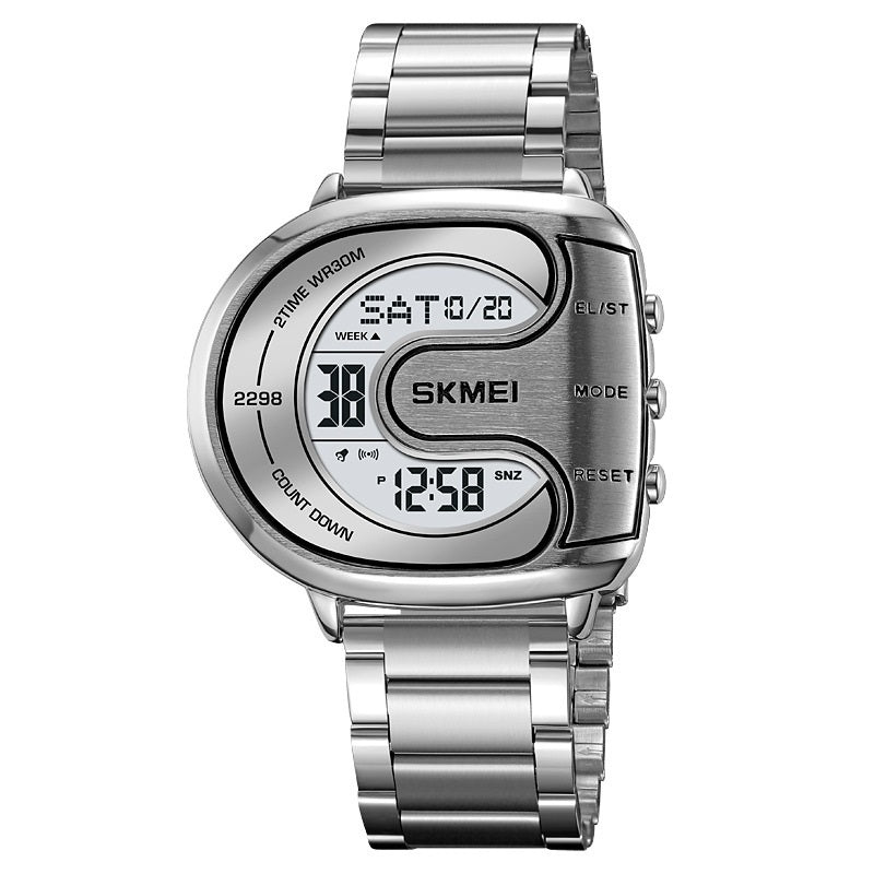 Skmei 2298 U-shaped Dial Creative Electronic Digital Watch For Men
