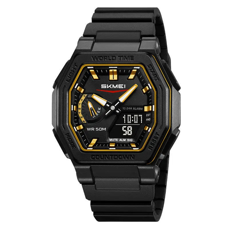 Skmei 2438 Waterproof Multi-function Analog Digital Watch For Students