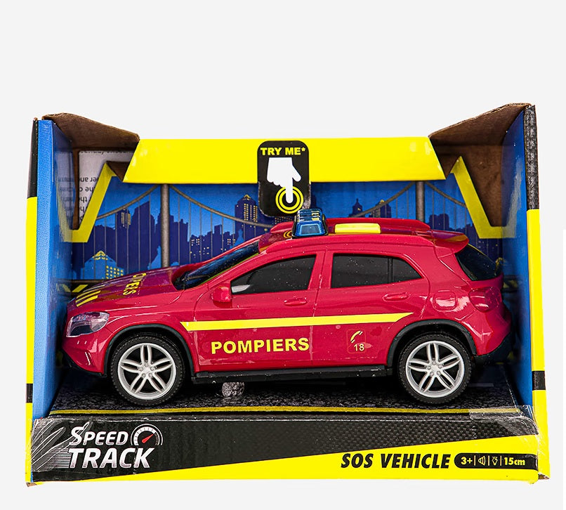 Speed Track SOS Vehicle Assorted