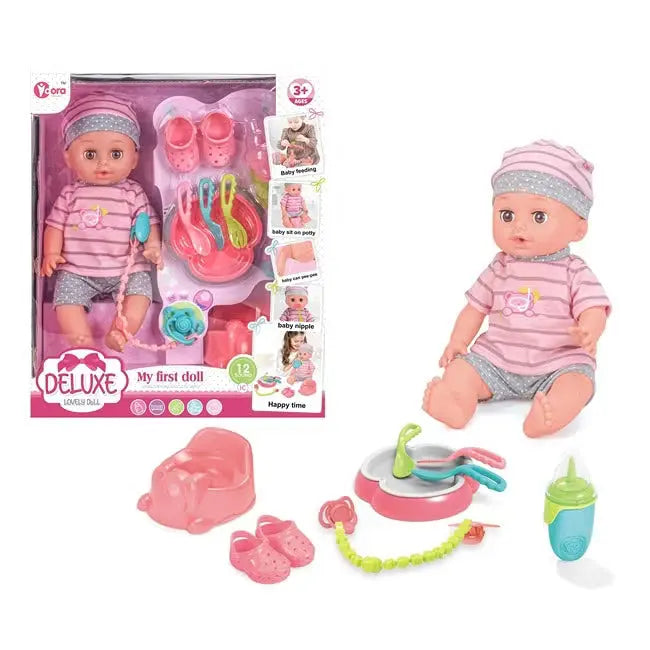 My First Doll Interactive Doll with Accessories 14Inch