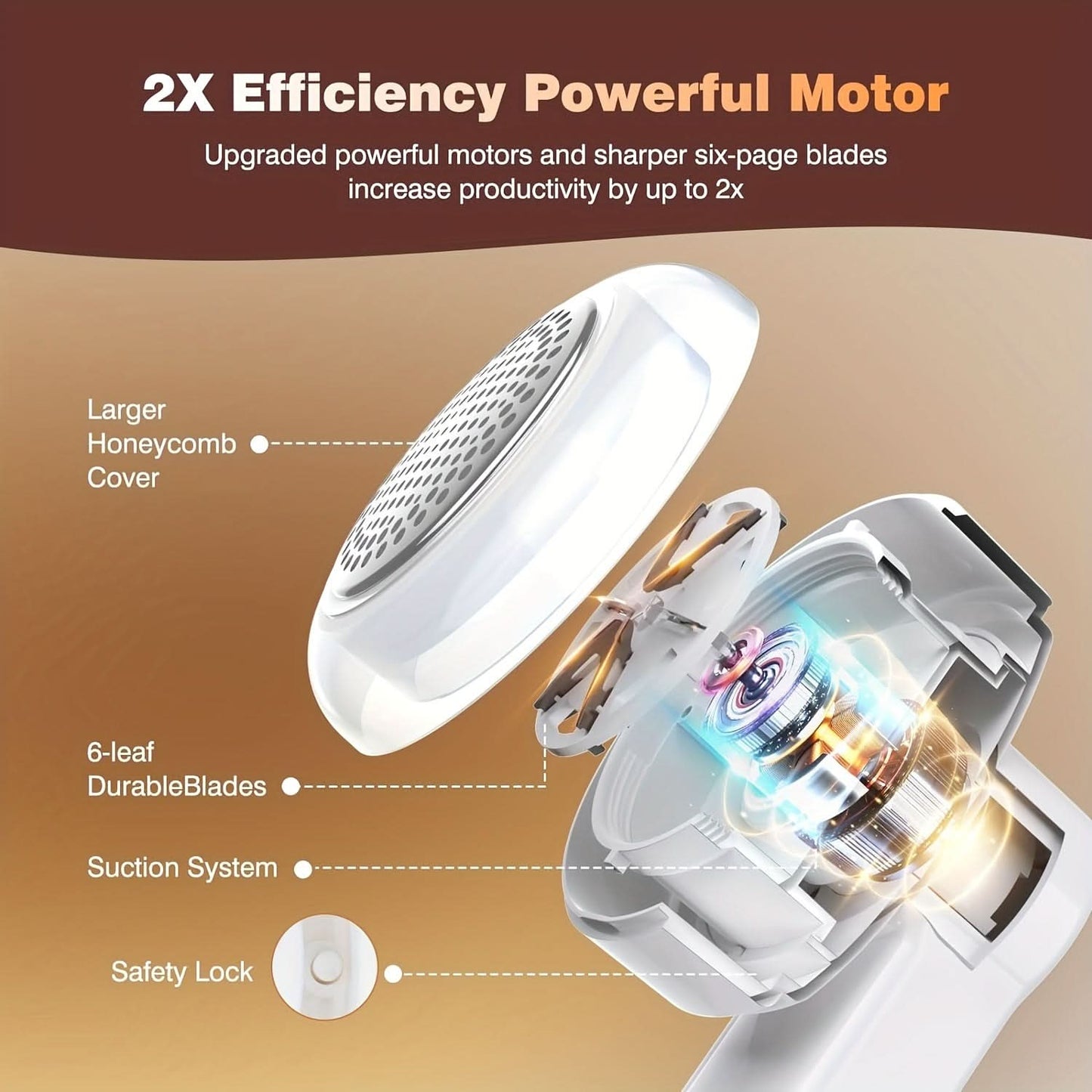 Ultra-Effective Electric Fabric Shaver - USB Rechargeable Fuzz & Pilling Remover
