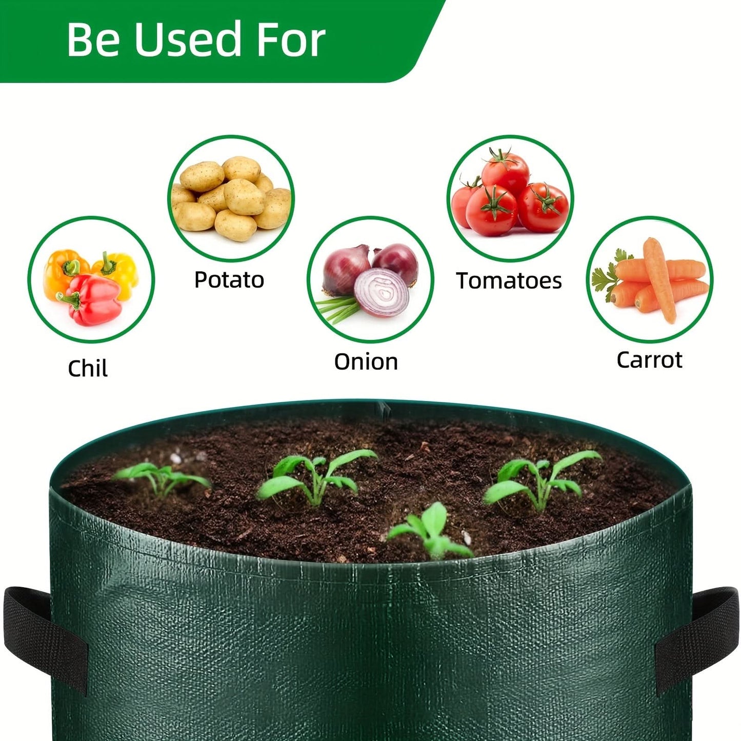 Buy 1 Get 1 Free Large Capacity Potato Grow Bags