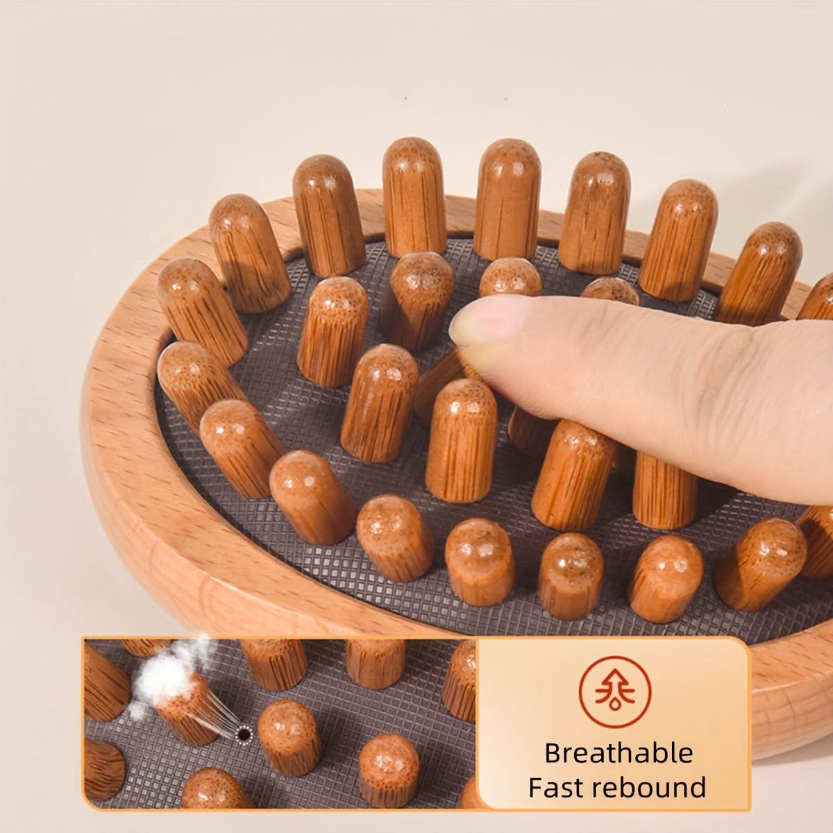 Wooden Full Body Massager Comb for Relief