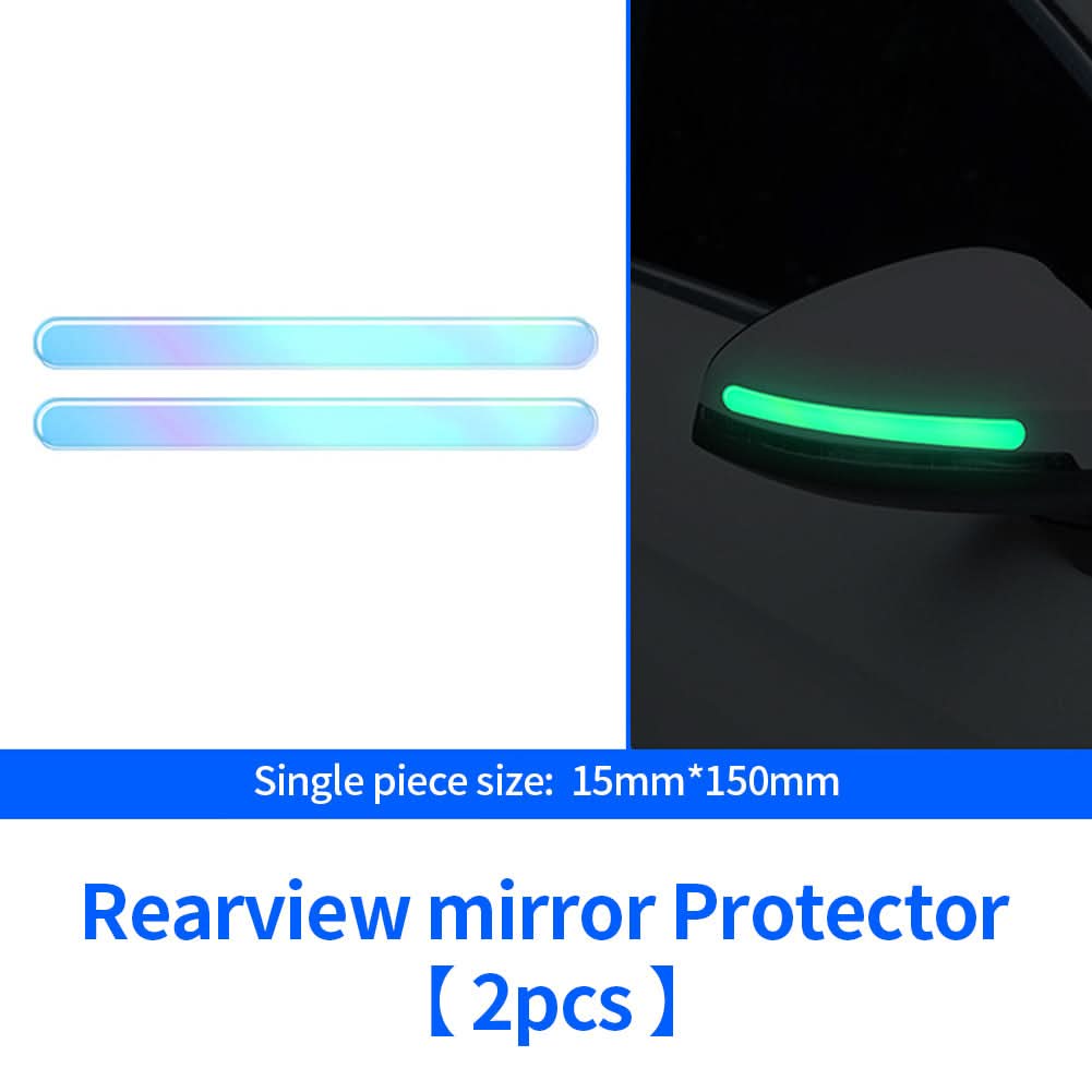 Luminous Car Door Handle & Mirror Protective Stickers