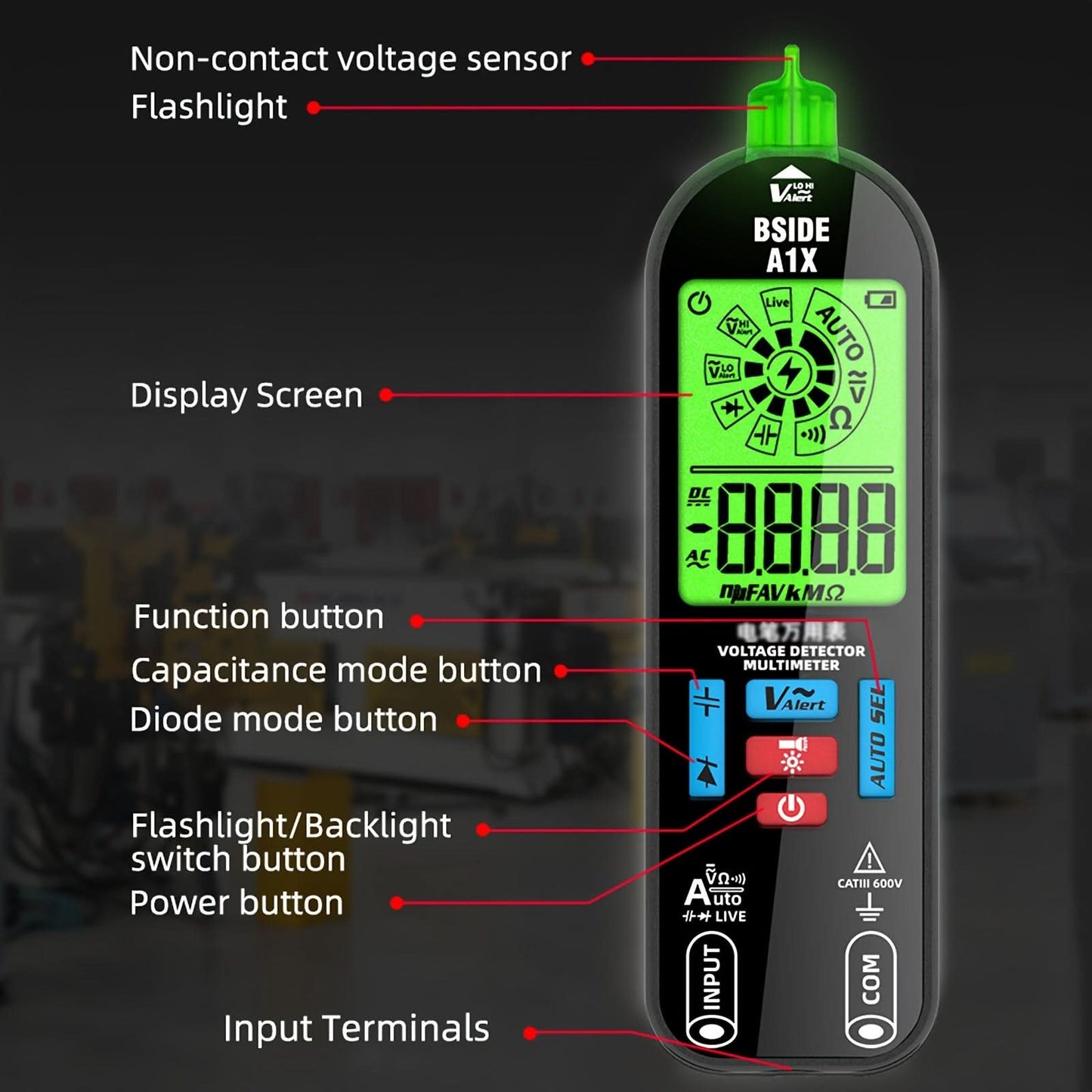 A1X Smart Digital Multimeter Tester