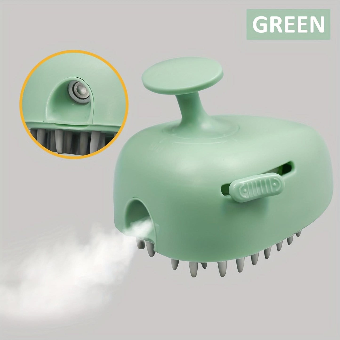 USB Rechargeable Pet Grooming Brush with Spray