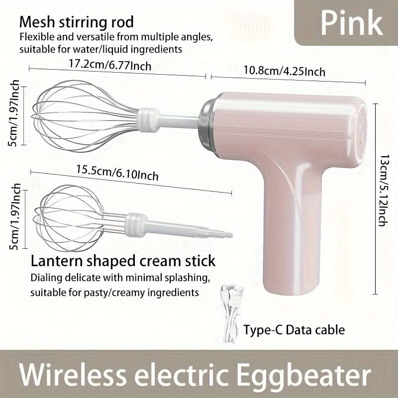 Rechargeable Electric Eggbeater & Hand Mixer