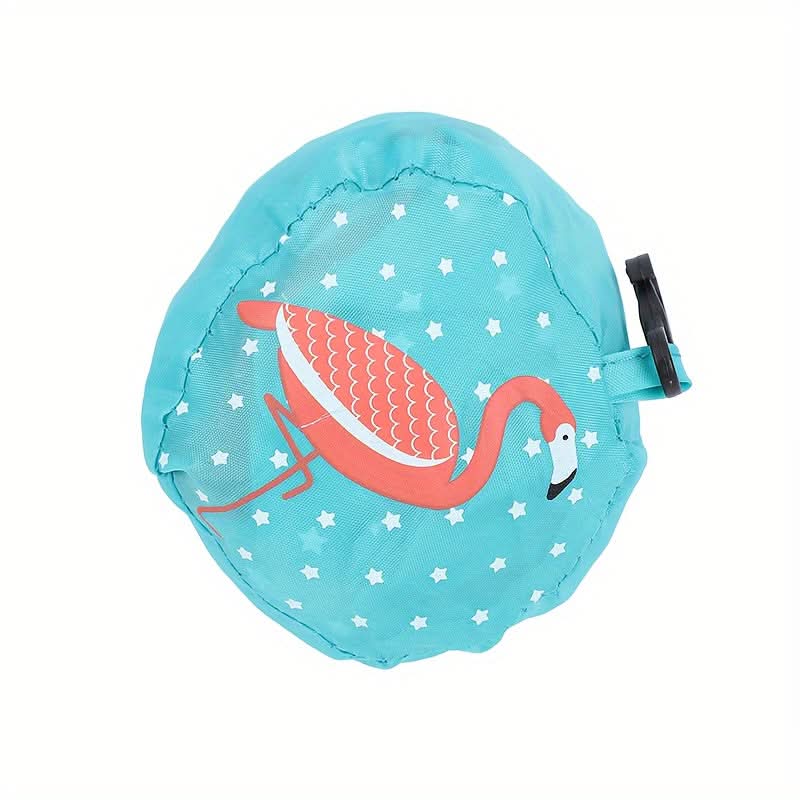 Cartoon Folding Shopping Bag – Portable Reusable Grocery Tote