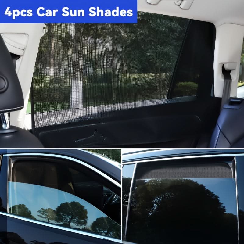 Magnetic Car Window Sunshades – UV Blocker Panels