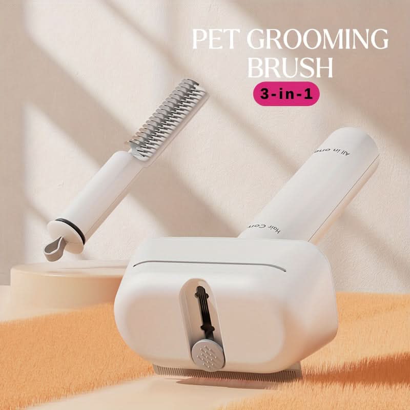 3-in-1 Pet Grooming Comb for Shedding