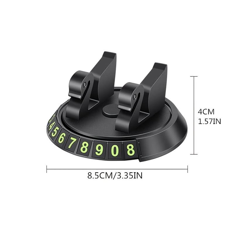 360° Rotating Car Dashboard Phone Mount – Anti-Slip Silicone Mat & Adjustable Holder