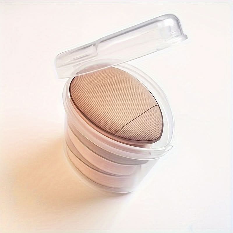 6pcs Mini Makeup Sponge Puff Set with Container