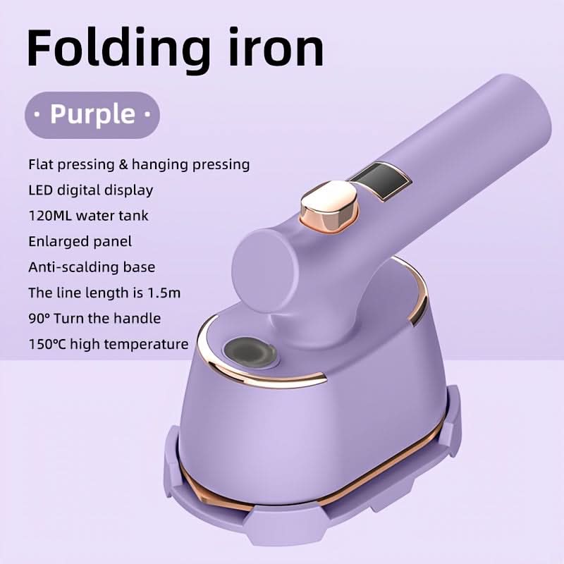 Portable Handheld Steam Iron – 40W Compact Wrinkle Remover for Travel