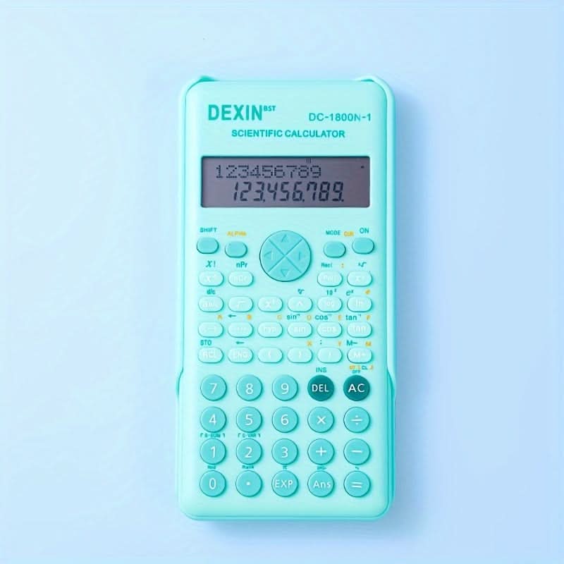 Colorful Scientific Calculator - Multifunctional LCD Display