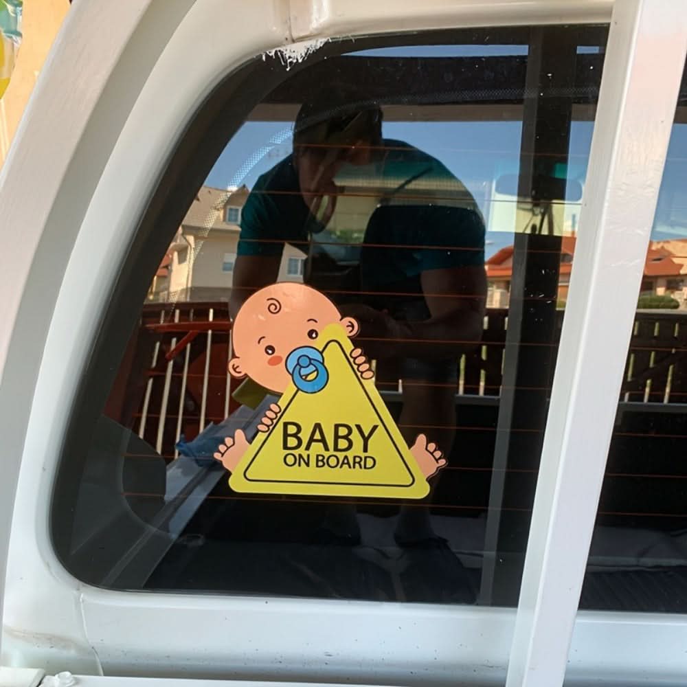 Child Safety Car Stickers – Animal Print, Easy Apply & Floor Mount