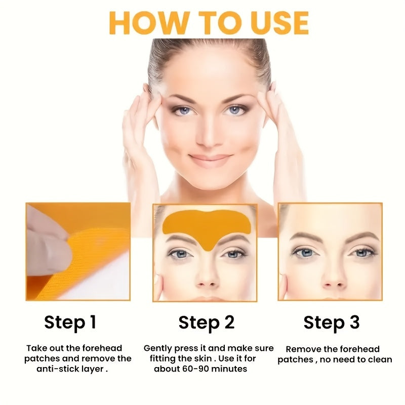10pcs Collagen Forehead Wrinkle Patches