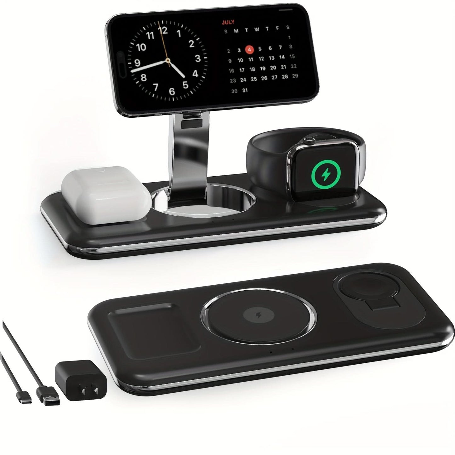 3-in-1 MagSafe Wireless Charging Station for Apple Devices