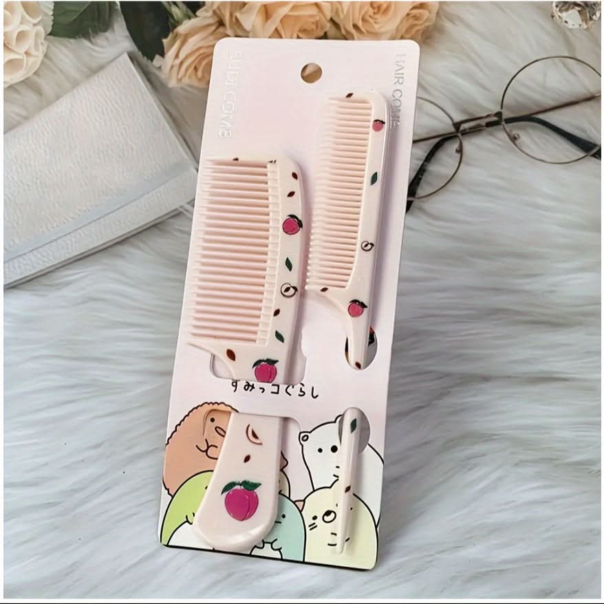 2PCS Cartoon Kids Anti-Static Hair Combs