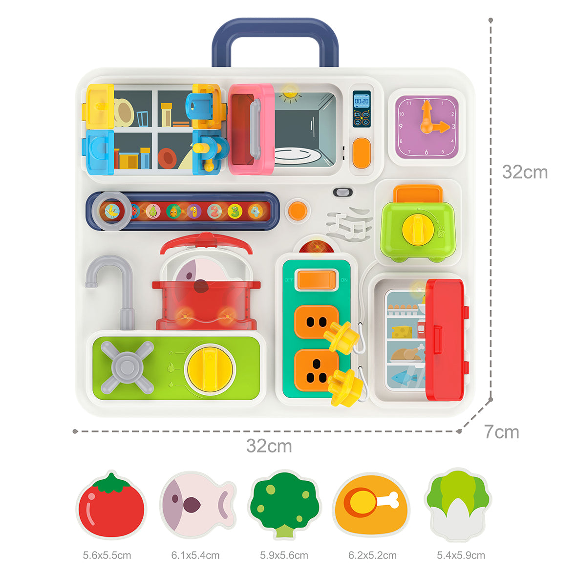 Little Chef Busy Board Puzzle Learning Toys