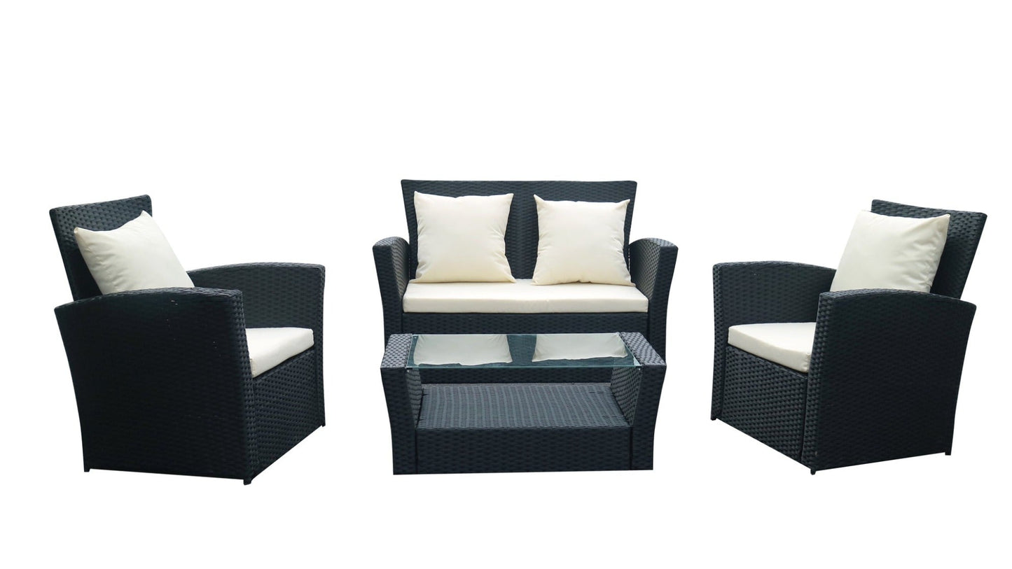 Atlan Cofree Brown Sofa Set
