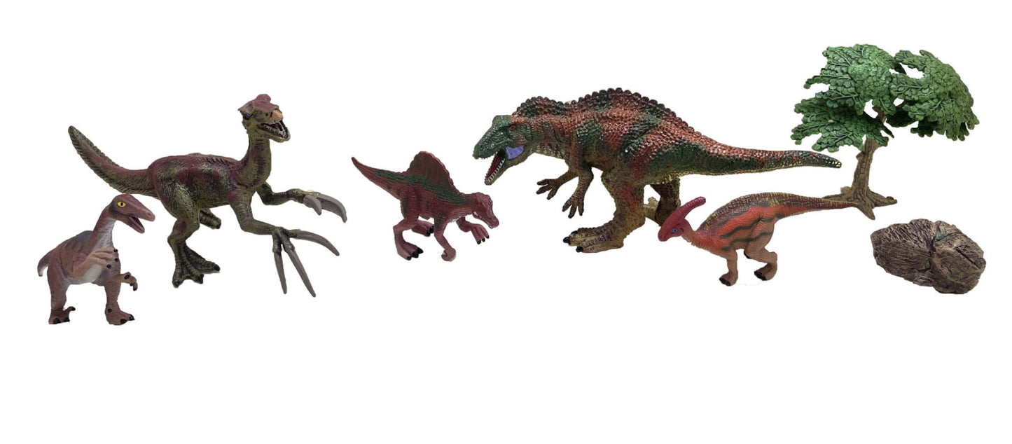 Model Animal Series Figure Dinosaur 5pcs Set Assorted