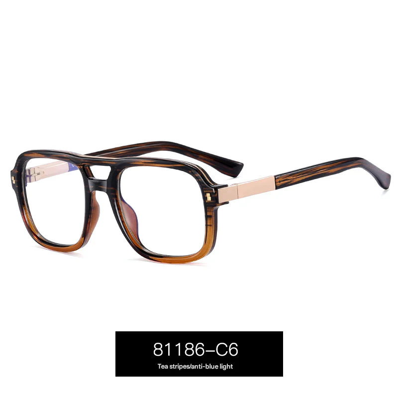 Men’s Thick Frame Anti-Blue Light Glasses – Optical Eyewear | Spring Hinge
