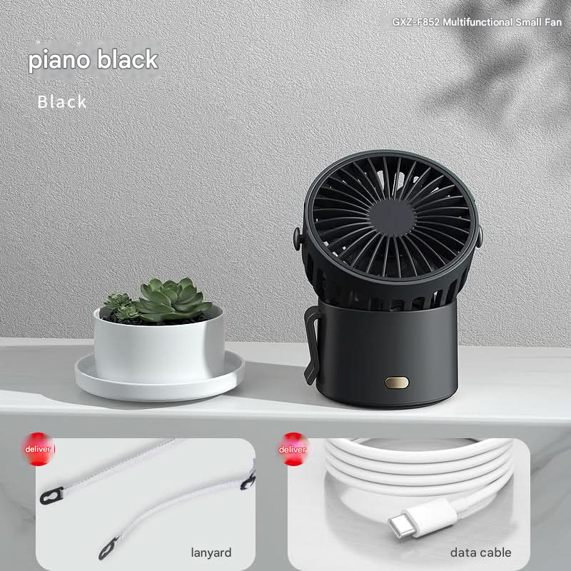 Rechargeable Neck Fan – Ultra-Quiet USB Mini Fan with 3 Speeds