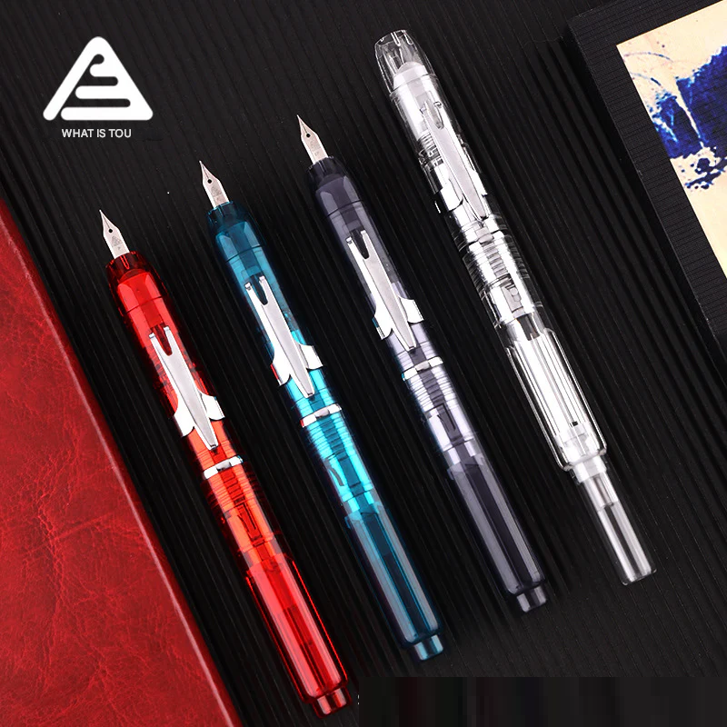 3088 Push-Type Fountain Pen – Fine Nib Calligraphy Pen for Students & Professionals