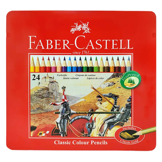 Faber Castell Classic Colour Pencils 24 Colors