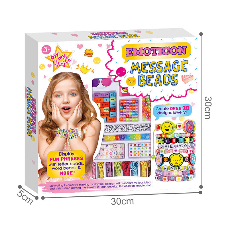 DIY Emoticon Beads Jewelery Making Set