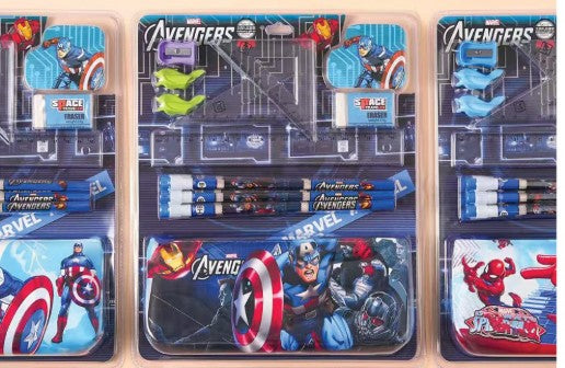 PVC Stationery Set Avengers Theme