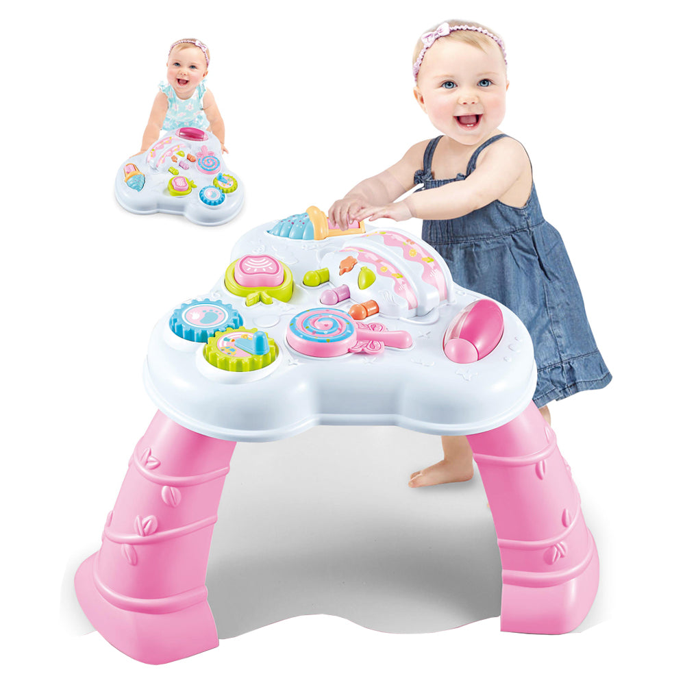Multi Function Baby Learning Table Pink