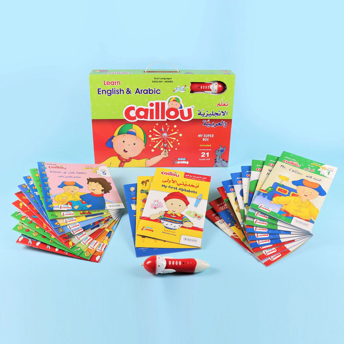 Learn English And Arabic With Caillou With The Talking Learning Pen