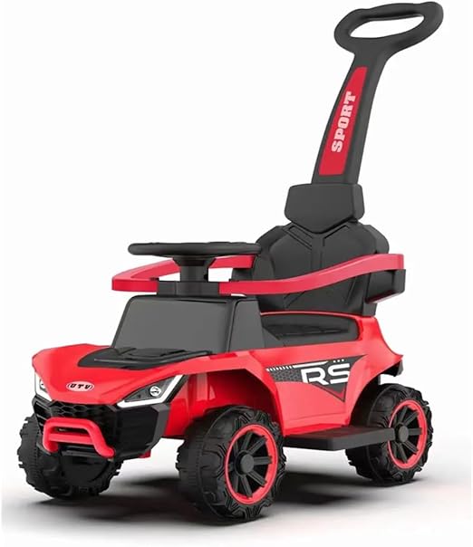 Ride On Pushing Car with Light and Music Red