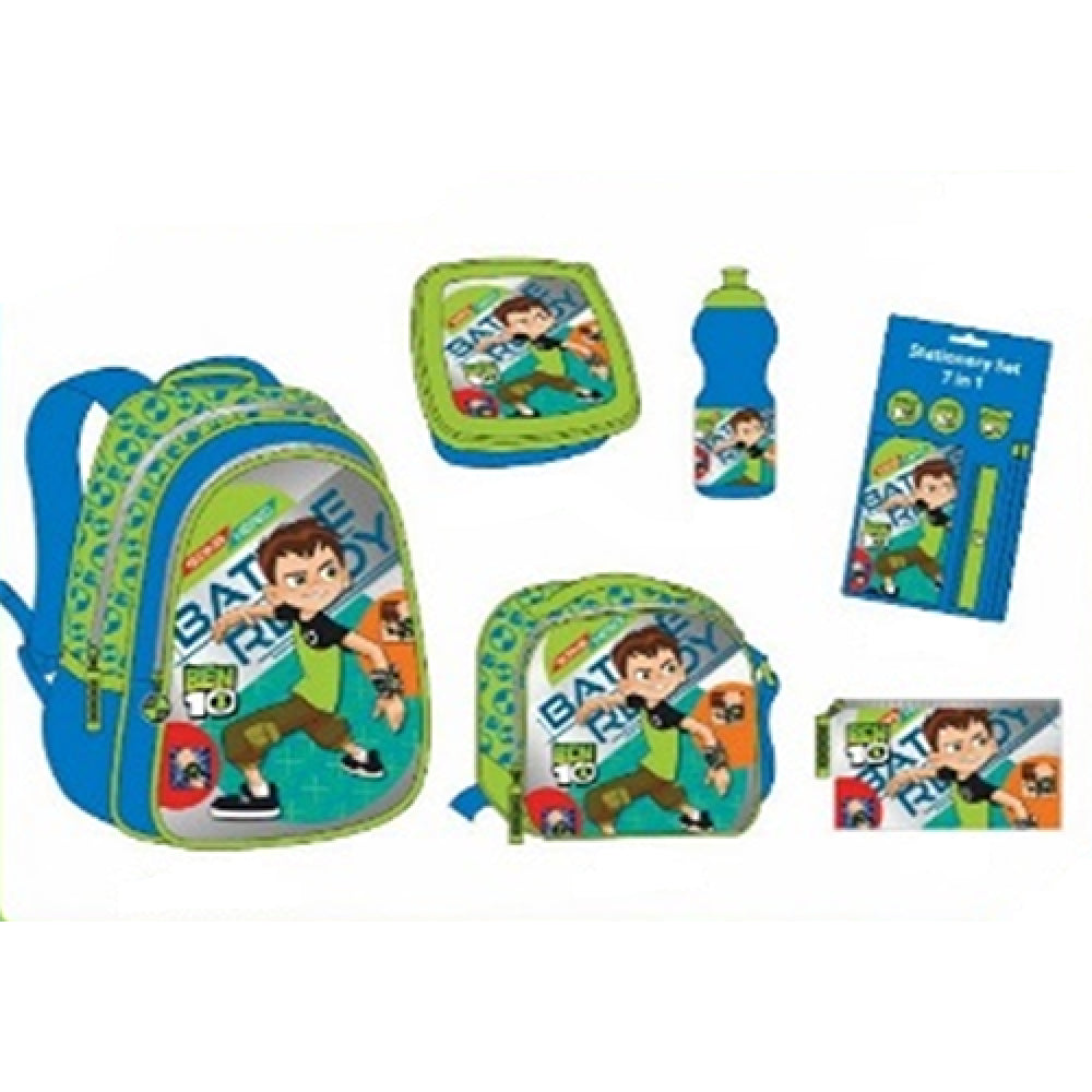 Ben10 12 In 1 Backpack Set 16inch