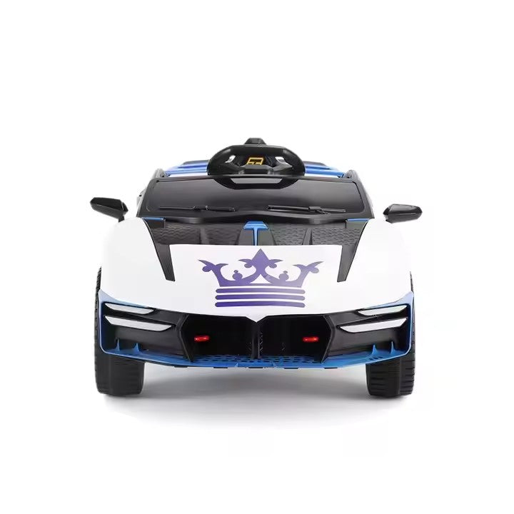 Orbic Kids Battery Operated Car with Remote Control White