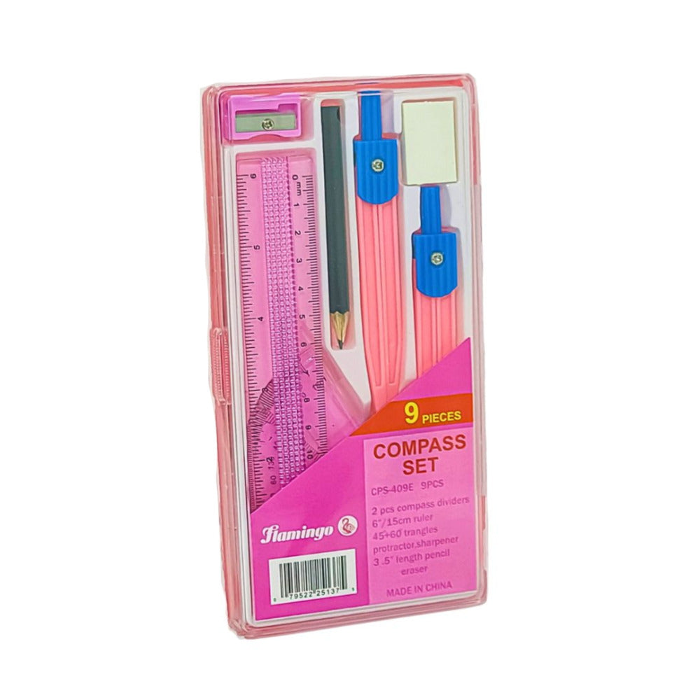 Flamingo Math Set 9Pcs