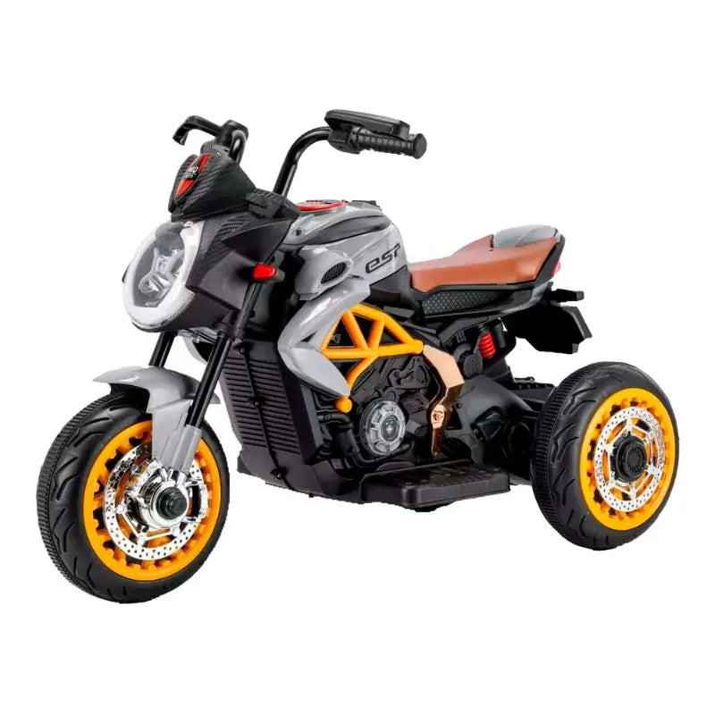 Orbic Kids Electric Battery Operated Ride On Bike 12v Yellow