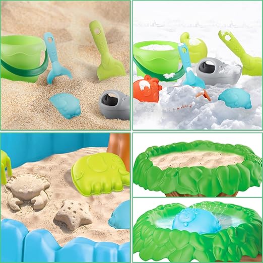 Kids Toy 4 in 1 Outdoor Sand and Water Play Table Beach