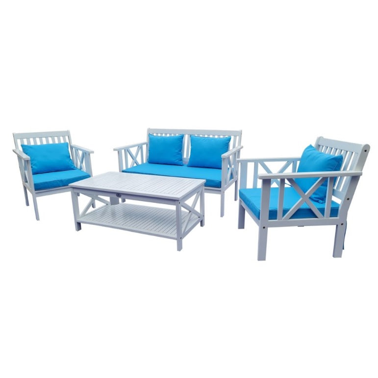 Atlan White Coffee Set